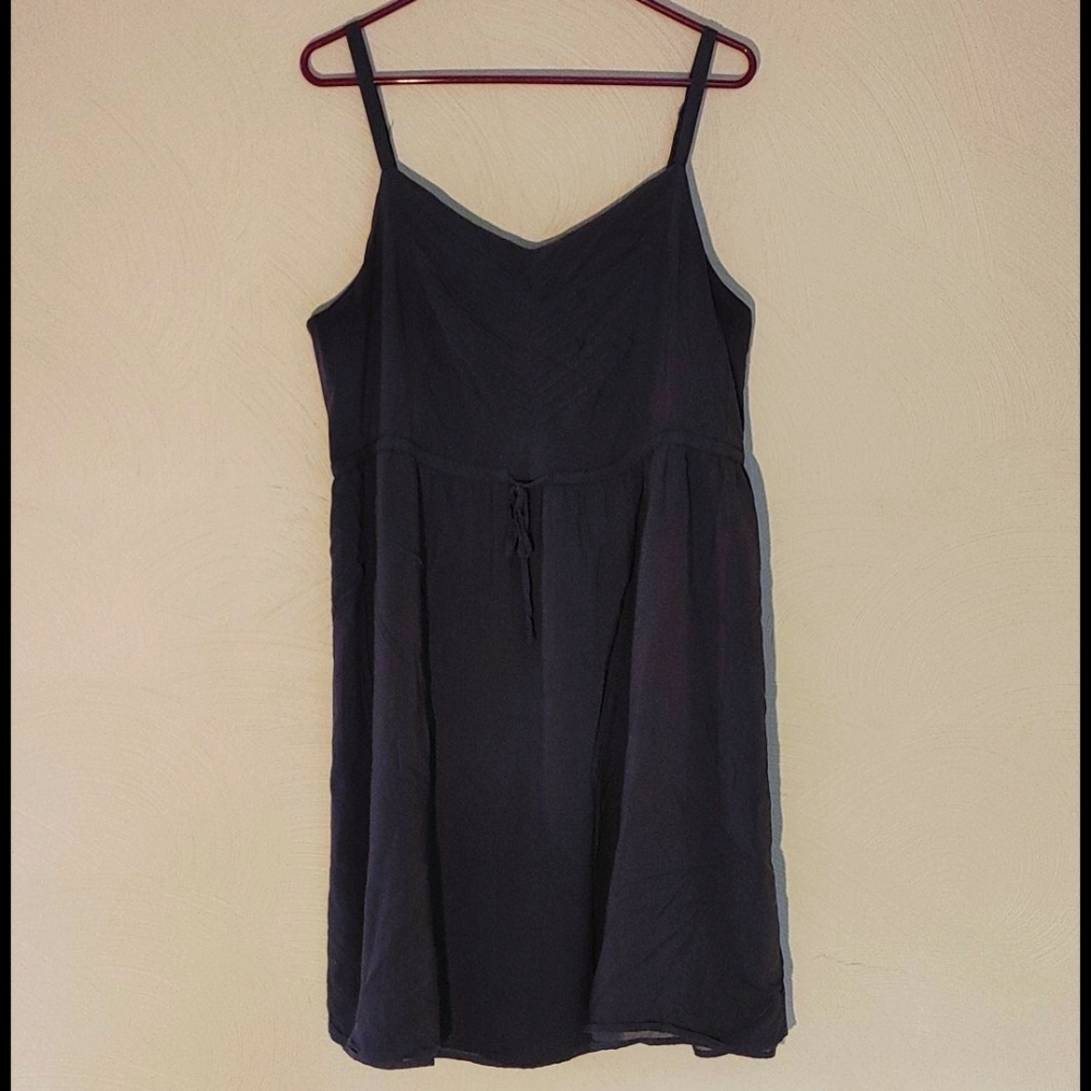 Gray Fit&Flare Cami Dress
